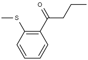 1-(2-(methylthio)phenyl)butan-1-one Structure