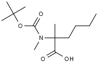 2-((tert-butoxycarbonyl)(methyl)amino)-2-methylhexanoic acid|2-(BOC-(甲基)氨基)-2-甲基己酸