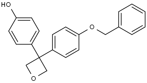 4-[3-(4-Benzyloxy-phenyl)-oxetan-3-yl]-phenol,2032460-47-0,结构式