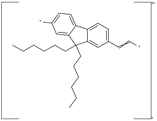 聚(9,9-二正己基芴基-2,7-乙烯撑),203927-82-6,结构式