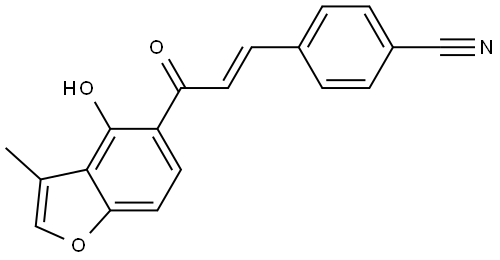 2064281-99-6 4-[(1E)-3-(4-Hydroxy-3-methyl-5-benzofuranyl)-3-oxo-1-propen-1-yl]benzonitrile