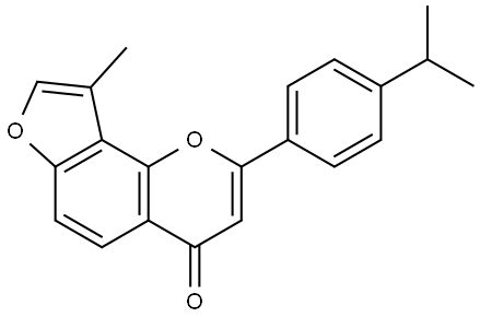 2069985-64-2 9-Methyl-2-[4-(1-methylethyl)phenyl]-4H-furo[2,3-h]-1-benzopyran-4-one