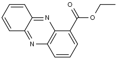 Ethyl 1-phenazinecarboxylate 结构式