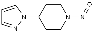 1-亚硝基-4-(1H-吡唑-1-基)哌啶, 2089333-04-8, 结构式