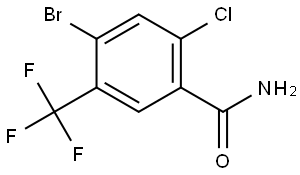 4-bromo-2-chloro-5-(trifluoromethyl)benzamide|