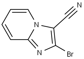 2-溴咪唑并[1,2-A]吡啶-3-腈-, 2090481-40-4, 结构式