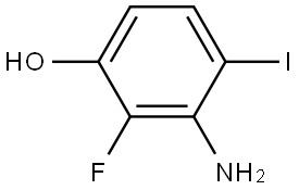 3-氨基-2-氟-4-碘苯酚, 2090794-38-8, 结构式