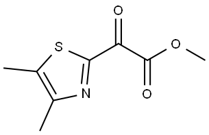 methyl 2-(4,5-dimethylthiazol-2-yl)-2-oxoacetate Struktur