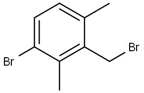 1-Bromo-3-(bromomethyl)-2,4-dimethylbenzene,2091250-00-7,结构式