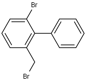 2-bromo-6-(bromomethyl)-1,1'-biphenyl Structure