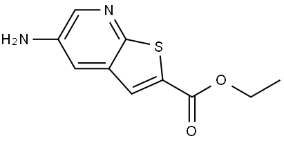 ethyl 5-aminothieno[2,3-b]pyridine-2-carboxylate Structure