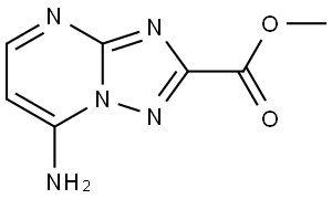 methyl 7-amino-[1,2,4]triazolo[1,5-a]pyrimidine-2-carboxylate Structure