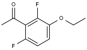 1-(3-ethoxy-2,6-difluorophenyl)ethanone,2091676-07-0,结构式