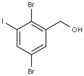 2,5-Dibromo-3-iodobenzenemethanol Struktur