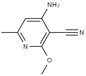4-氨基-2-甲氧基-6-甲基-3-吡啶腈,2092732-58-4,结构式