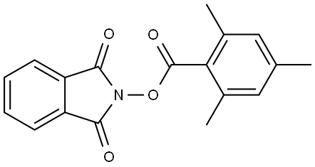 1,3-二氧代-2,3-二氢-1H-异吲哚-2-基 2,4,6-三甲基苯甲酸酯 结构式