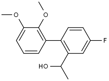 4-Fluoro-2',3'-dimethoxy-α-methyl[1,1'-biphenyl]-2-methanol Structure