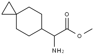 Methyl 2-amino-2-(spiro[2.5]octan-6-yl)acetate 化学構造式