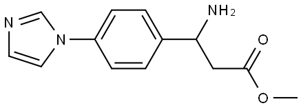 METHYL 3-AMINO-3-[4-(1H-IMIDAZOL-1-YL)PHENYL]PROPANOATE|