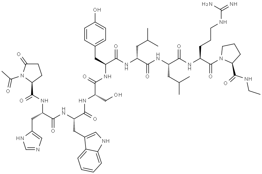 Pro(Ac)]1-Leuprolide,211108-59-7,结构式