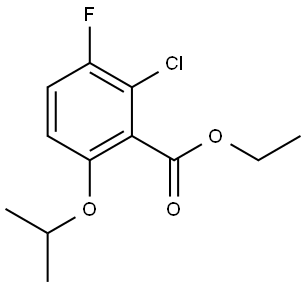 Ethyl 2-chloro-3-fluoro-6-(1-methylethoxy)benzoate,2113536-52-8,结构式