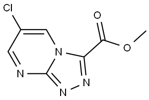 methyl 6-chloro-[1,2,4]triazolo[4,3-a]pyrimidine-3-carboxylate Structure