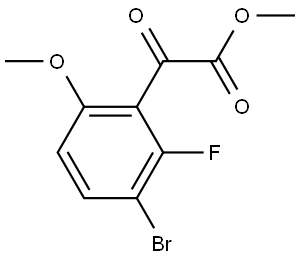 2117246-91-8 Methyl 3-bromo-2-fluoro-6-methoxy-α-oxobenzeneacetate