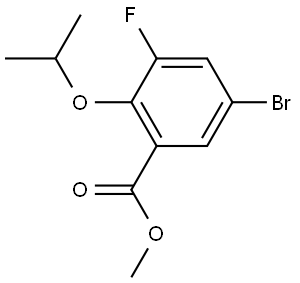 2117557-40-9 methyl 5-bromo-3-fluoro-2-isopropoxybenzoate