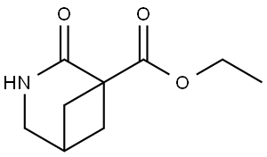 ethyl 2-oxo-3-azabicyclo[3.1.1]heptane-1-carboxylate Structure