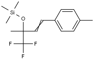 trimethyl-(1-methyl-3-p-tolyl-1-trifluoromethylallyloxy)silane|