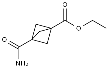 ethyl 3-carbamoylbicyclo[1.1.1]pentane-1-carboxylate,2133442-02-9,结构式