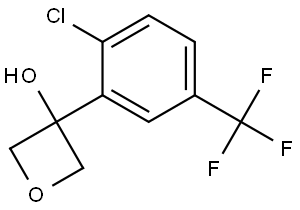 3-(2-chloro-5-(trifluoromethyl)phenyl)oxetan-3-ol|