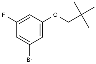 1-Bromo-3-(2,2-dimethylpropoxy)-5-fluorobenzene Structure