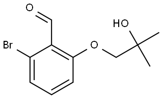 2-Bromo-6-(2-hydroxy-2-methylpropoxy)benzaldehyde,2149176-28-1,结构式