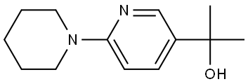 2-(6-(piperidin-1-yl)pyridin-3-yl)propan-2-ol Structure