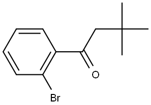 1-(2-Bromophenyl)-3,3-dimethyl-1-butanone Structure