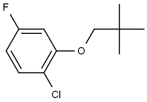 1-Chloro-2-(2,2-dimethylpropoxy)-4-fluorobenzene Structure