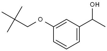 3-(2,2-Dimethylpropoxy)-α-methylbenzenemethanol Structure