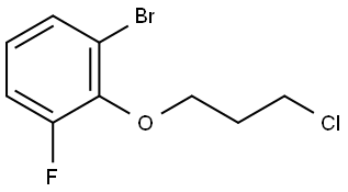 1-Bromo-2-(3-chloropropoxy)-3-fluorobenzene,2159011-75-1,结构式