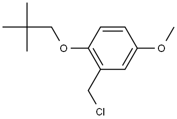 2-(Chloromethyl)-1-(2,2-dimethylpropoxy)-4-methoxybenzene Structure