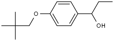 4-(2,2-Dimethylpropoxy)-α-ethylbenzenemethanol Structure