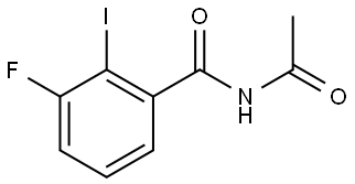 N-Acetyl-3-fluoro-2-iodobenzamide 结构式