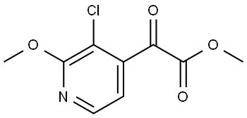 2164169-65-5 Methyl 3-chloro-2-methoxy-α-oxo-4-pyridineacetate