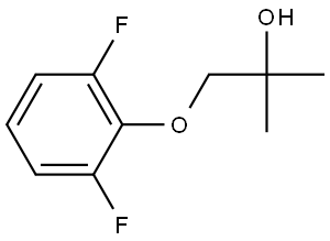 1-(2,6-Difluorophenoxy)-2-methyl-2-propanol Structure