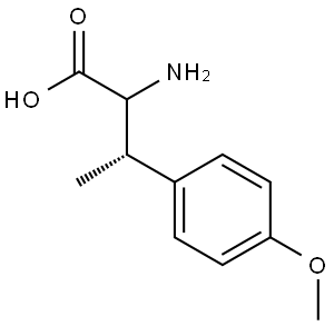 (3S)-2-amino-3-(4-methoxyphenyl)butanoic acid,2166511-01-7,结构式