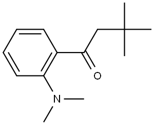 1-[2-(Dimethylamino)phenyl]-3,3-dimethyl-1-butanone Structure