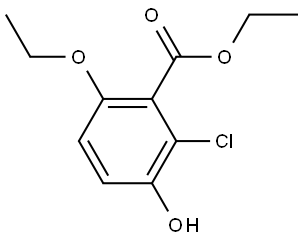 Ethyl 2-chloro-6-ethoxy-3-hydroxybenzoate,2167301-17-7,结构式