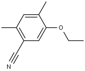 5-Ethoxy-2,4-dimethylbenzonitrile,2167304-81-4,结构式