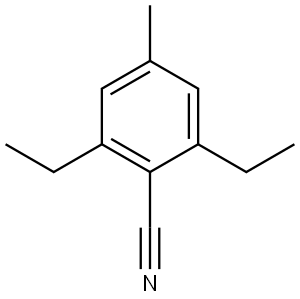 2,6-Diethyl-4-methylbenzonitrile 结构式