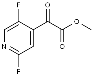 Methyl 2,5-difluoro-α-oxo-4-pyridineacetate,2167670-90-6,结构式